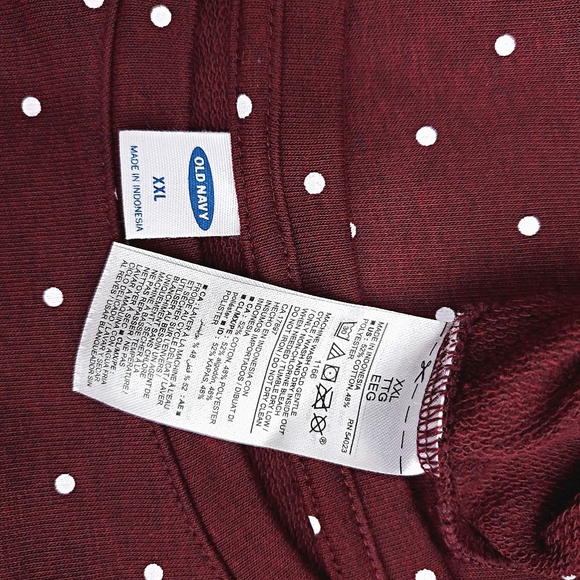 Old Navy Red Polka Dot Sweater Plus Size XXL - Picture 5 of 5